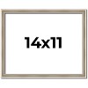 PosterPalooza | Photo Size Classic Modern Silver Frame - UV Acrylic, Foam Board Backing, Hanging Hardware - 2 of 4