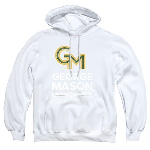 George Mason University Official Distressed Primary Logo Adult Pull-Over Hoodie - 1 of 4