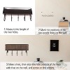 LunaLulinlk Key Holder for Wall, Wall-Mounted Mail Organizer with 5 Hooks, Decorative Hooks Retro Hanging Organizer Bronze - 4 of 4
