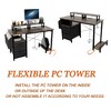 Computer Desk with Drawer and Power Outlets - 4 of 4
