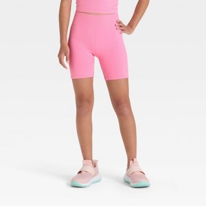 Girls' Seamless Bike Shorts - All In Motion™ - 1 of 3