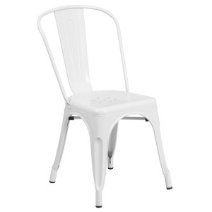 Riverstone Furniture Collection Metal Chair White