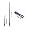 Unique Bargains Key Whistle Badge Holder Wrist Lanyard with Keychain Clip 2 Pcs - 2 of 4