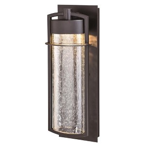 Vaxcel Logan 1 - Light Sconce in  Carbon Bronze - 1 of 4