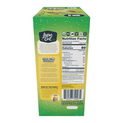 LesserEvil Moonions Snack Pack Puffs - 4.6oz/10ct