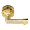 Certified Appliance Accessories® Dishwasher Elbow, 3/4" FGH (Female Garden Hose) x 3/8" MIP (Male Iron Pipe) in Gold - 4 of 4