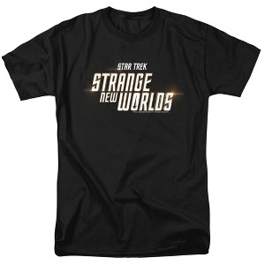 Star Trek Strange New Worlds Logo Adult T-Shirt Black - 1 of 4