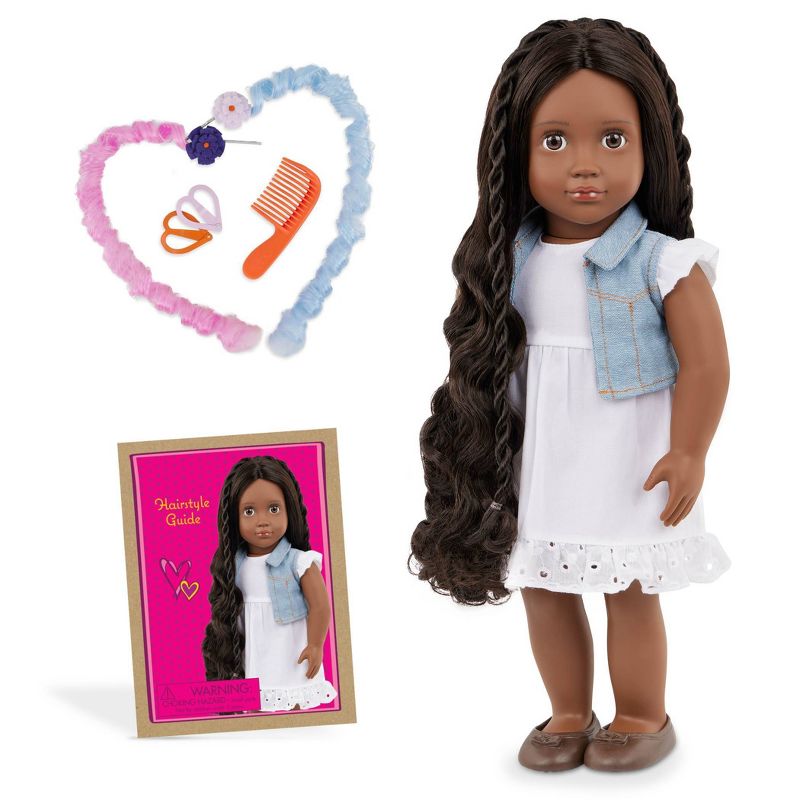 Our Generation Patti 18&#39;&#39; Hair Grow Doll &#38; Styling Accessories Set, 1 of 11
