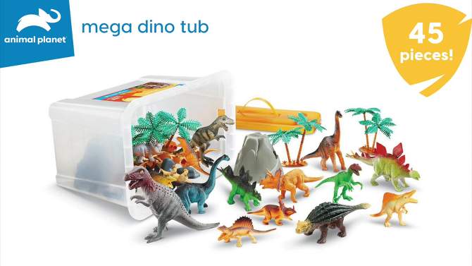 Animal Planet Dino Mega Tub Collection (Target Exclusive), 2 of 7, play video