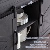 Farmhouse Buffet Cabinet,w/3 Drawer&Adjustable Shelves 52" Sideboard Cabinet,Coffee Bar for Dinning Room,Kitchen,Hallway,and Living Room - 2 of 4