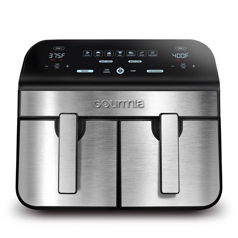 Gourmia 10-qt. Dual Basket Digital Air Fryer With Smart Finish And