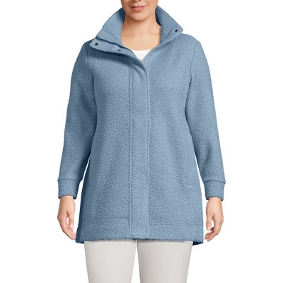 Lands' End Women's Boucle Fleece Coat