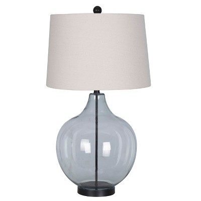 Figural Glass Statement Desk Lamp (Includes LED Light Bulb) Clear - Threshold™