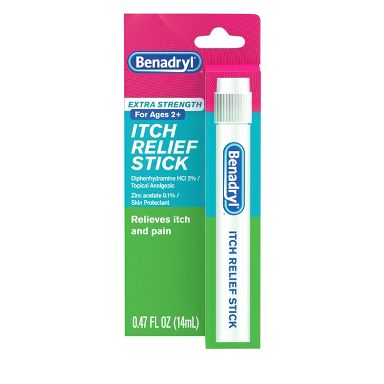 Benadryl Extra Strength Itch Relief Stick - Travel Size - 0.47 fl oz