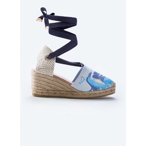 VISCATA Escala Mediterranean Dreams Canvas Espadrilles Wedges - 1 of 4