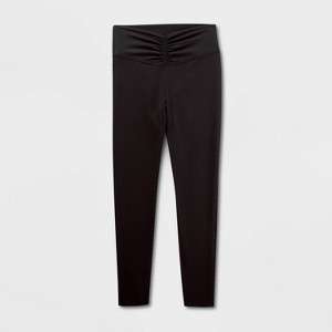 Women's Everyday Soft High-Rise 7/8 Ruched Leggings - All In Motion™ - 1 of 2