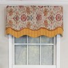 RLF Home Centennial Glory Window Treatment Premium Quality Valance 3" Rod Pocket 50" x 16" Marigold - 2 of 3