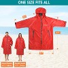 SUN CUBE Swim Parka Men Women, Unisex Hooded Changing Robe with Warm Fleece Lining for Swimming, Surfing, Water Sports - 2 of 4