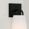 Capital Lighting Brody 1 - Light Wall Light in  Matte Black - 3 of 4