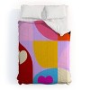 Deny Designs Ana Rut Bre Fine Art Valentines Day Hearts Mid Century Modern Comforter and Sham Set - 2 of 4