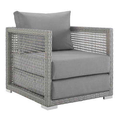 Modway Aura Rattan Outdoor Patio Armchair