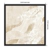 Amanti Art Tidal Waves II by Eva Watts Canvas Wall Art Print Framed 22 x 22-in. - 4 of 4