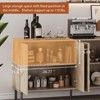 NicBex Buffet Cabinet with Storage Vintage Large Cabinet Console Table Sideboard Cabinet with 4 Doors for Living Room - 4 of 4
