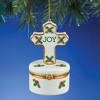 Collections Etc Hand-Painted Trinket Christmas Ornaments of Faith - 2 of 3
