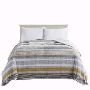 Plazatex Brea Printed Luxurious Ultra Soft Lightweight Bed Blanket Multicolor - 1 of 4