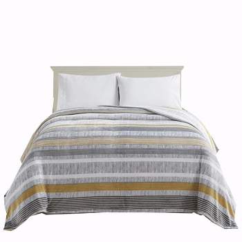Plazatex Brea Printed Luxurious Ultra Soft Lightweight Bed Blanket Multicolor