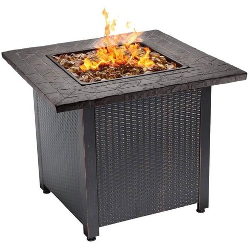 Endless Summer Decorative Push Button Start Outdoor Lp Gas Fire