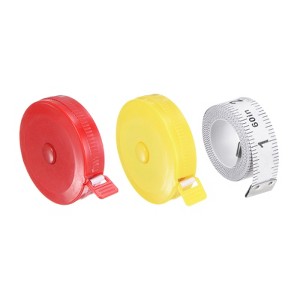 Unique Bargains Retractable Fiberglass ABS Plastic Cloth Sewing Soft Tape Measure 3 Pcs - 1 of 4