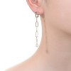 Guili Sterling Silver Earrings with 14K Gold Plating, Freshwater Pearl, and Cubic Zirconia Butterfly Drop for a Sparkling Elegant Appeal - 2 of 2