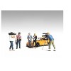 "On-Air" 6 piece Figures and Accessory Set for 1/18 Scale Models by American Diorama - 2 of 3