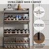Shoe Cabinet with 2 Flip Drawers - 3 of 4