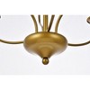 Elegant Lighting Westley 6 lights pendant in brass - 4 of 4