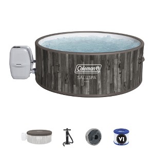 Bestway Coleman Napa AirJet 5 to 7 Person Inflatable Hot Tub Round Portable Outdoor Spa with 180 AirJets and Cover - 1 of 4