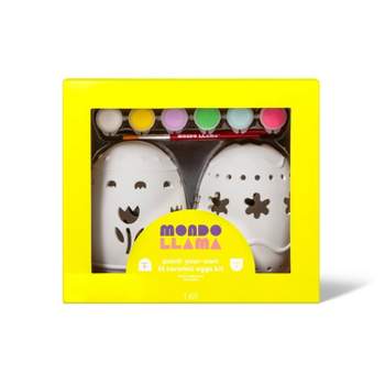 Paint-Your-Own Ceramic Easter Egg Kit White - Mondo Llama™