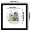 Americanflat 12" x 12" Picture Frame with Mat - Round & Heart Designs - Stylish Decor for Living Rooms, Dorms, Offices & More - 2 of 4