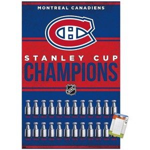 Trends International NHL Montreal Canadiens - Champions 23 Unframed Wall Poster Prints - 1 of 4