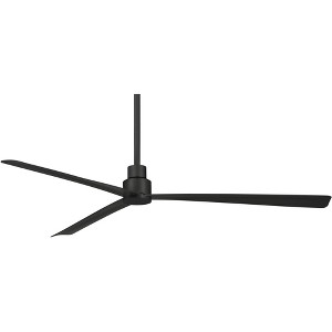 65" Minka Aire Simple Coal Wet Remote Ceiling Fan with Remote - 1 of 4