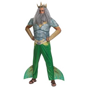 Disguise Mens Disney The Little Mermaid King Triton Deluxe - 1 of 4