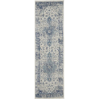 Nourison Tranquil Persian Indoor Rug Ivory Light Blue 2'3