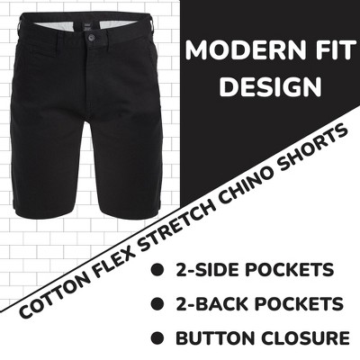 Galaxy Start Men's Cotton Flex Stetch Chino Shorts
