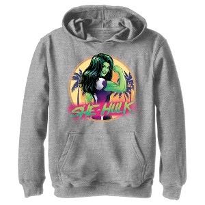 Boy's She-Hulk: Attorney at Law Hero at the Beach Pull Over Hoodie - 1 of 4