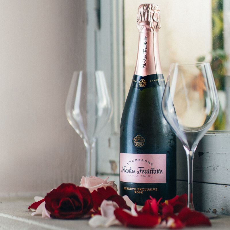 Champagne Nicolas Feuillatte R&#233;serve Exclusive Ros&#233; - 750ml Bottle, 3 of 11
