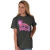 Betty Boop Pink Breast Cancer Ribbon Womens Graphic T Shirt Tees Brisco Brands - 4 of 4