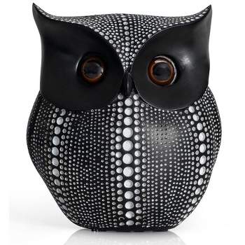 Ornativity Owl Statue Figurine - Black - 4.5 in