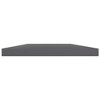 vidaXL Bookshelf Boards 8 pcs High Gloss Gray 23.6"x3.9"x0.6" Engineered Wood - 3 of 4