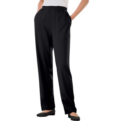 Woman Within Women's Plus Size Tall 7-day Knit Straight Leg Pant - 2x ...